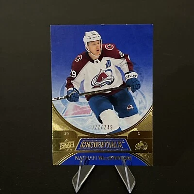 2021-22 Upper Deck Credentials - Indigo #4 Nathan MacKinnon /249 - Image 1 of 2