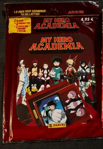 PANINI STARTER PACK ALBUM +2 PACKETS + LIMITED CARD MY HERO ACADEMIA MANGA 2024 - Imagen 1 de 2