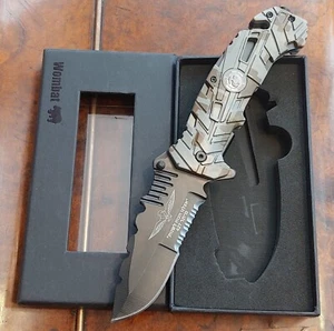 ISRAEL ARMY ZAHAL IDF COMBAT IRON SWORDS WAR MARINE CORPS KNIFE UNUSED WITH BOX - Picture 1 of 18