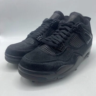 Nike Air Jordan 4 Golf Negro Gato Pelo de Poni CU9981 001 Para hombres Talla 9.5 Foto 1 de 4
