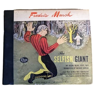 Fredric March The Selfish Giant 10" 78 Shellac Decca 1945 - Picture 1 of 9