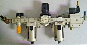 SMC AIR FILTER NAF4000, LUBRICATOR NAL4000,SOFT START-UP VALVE AV4000 !! - Picture 1 of 1