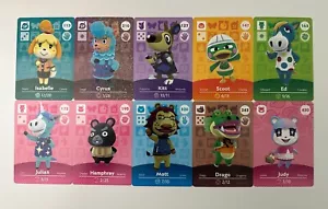 Animal Crossing Amiibo Cards Series 2-5 Bulk of 10 Cards - Picture 1 of 1