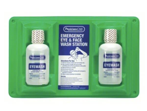 PHYSICIANSCARE Stazione per lavaggio occhi monouso: due flaconi da 32 oz inclusi - Foto 1 di 5