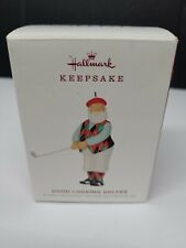 Hallmark Keepsake Good Looking Golfer Santa Christmas Ornament -  Boxed 2019 NIB