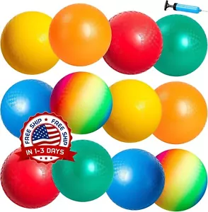 Juego de pelota escolar para niños y niñas en el patio trasero con bomba NEW US - Picture 1 of 8