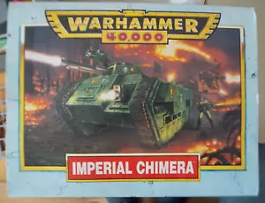 WARHAMMER 40k VINTAGE IMPERIAL GUARD CHIMERA GAMES WORKSHOP PARTLY STARTED - Picture 1 of 16
