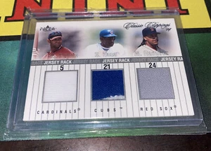 Flair Baseball Classic Clippings Albert Pujols Sosa Jersey Relic GU SSP/50 - Picture 1 of 2