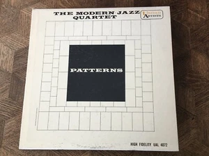 MODERN JAZZ QUARTET - Patterns ~ UNITED ARTISTS 4072 {nm} Recorded: 1960 - NICE - Picture 1 of 5