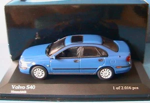 VOLVO S40 2000 HIMMELSBLA MINICHAMPS 430171101 1/43 1:43 SUECIA AZUL - Imagen 1 de 1