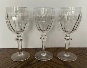 Waterford Curraghmore 3 Kristall Wasserkelche Gläser 7 1/2" mit älterer Schriftmarke - Bild 1 von 11