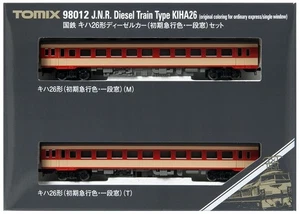 Tomix 98012 JNR Type Kiha 26 Diesel Car (Early Express Color) 2-Car Set N Scale - Picture 1 of 3