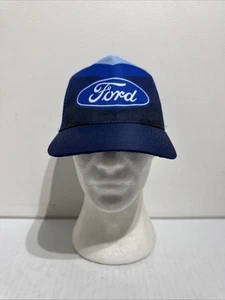 Ford Motor Company Blue Unisex Adult One Size Adjustable Mesh Back Hat Cap NEW - Picture 1 of 9
