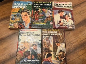 TOM QUEST #1-5 • FRAN STRIKER • hb/pc • HIDDEN STONE, LOST MESA, CYPRESS STUMP - Picture 1 of 16