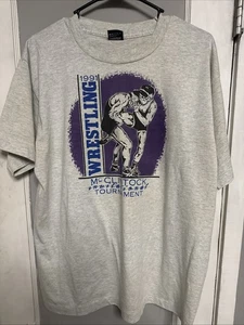 Vintage 1991 Wrestling Tournament Screen Stars T-shirt Size XL McClintock - Picture 1 of 10