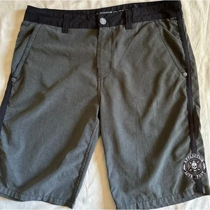 Affliction Mens "Live Fast" Board Shorts Size 33 in grey Surf, beach, casual - Picture 1 of 4