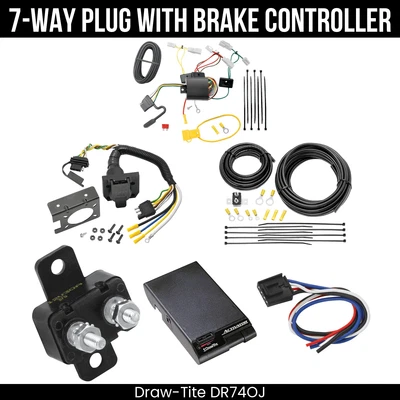 DrawTite 7Way + тормоз управления для Corolla седан Camry FJ Cruiser Mazda 3 6 и CX7 - Изображение 1 из 4