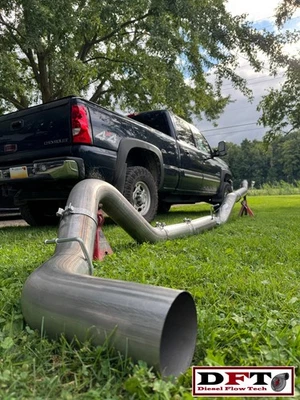 5" FULL Exhaust Pipe 2001-2007 Chevrolet GMC Duramax 6.6L 2500HD Chevy Diesel - Image 1 of 4