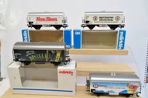 Märklin HO Konvolut 4 Bierwagen, gebr. Zustand, 3mal mit OVP - Imagen 1 de 9