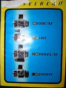 Hasselblad Systemkatalog, 500C/M, 500EL/M, SWC, 2000FC, 24 Seiten, 1977, ex, KOSTENLOSER VERSAND - Bild 1 von 3