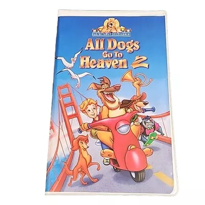 All Dogs Go to Heaven 2 (VHS, 1996, MGM/UA Home Video) Clam Shell Charlie Sheen - Image 1 of 4