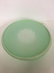 Tupperware Jel Ring Mold Jello Ice Ring 6 Cup Sea  Green USA made - Picture 1 of 8