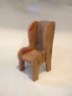 Vintage Primitive Wooden Toy Chair  Hand Made