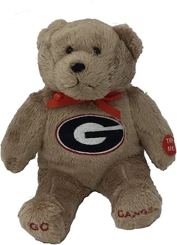 Georgia Bulldogs Plush Bear Cover