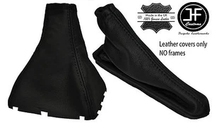 SCHWARZ NAHT SCHALTSACK+HANDBREMSMANSCHTE LEDER F?R OPEL OMEGA B FACELIFT 99-03 - Bild 1 von 3