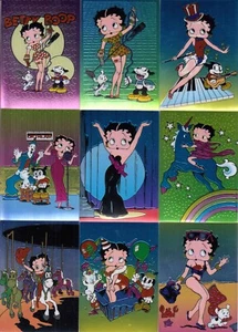 Betty Boop Chromium Series 2 1997 Krome Complete Base Card Set of 45 AN - Bild 1 von 4