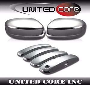 11-21 Dodge Charger Chrome Mirror Cover Chrome 4 Door Handle Cover Smart Key - Foto 1 di 1