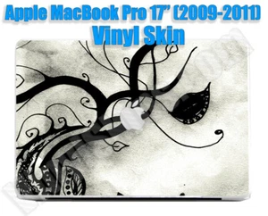 Choose Any 1 Vinyl Decal/Skin for MacBook Pro 17" (2009-2011) - Free US Shipping - Picture 1 of 8
