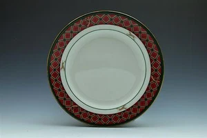 Noritake Red Green Gold Royal Hunt 3930 Bread Plate (s) - Picture 1 of 2