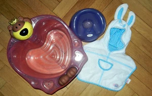 Baby Born Badewanne, Handtuch und Töpfchen - Bild 1 von 6