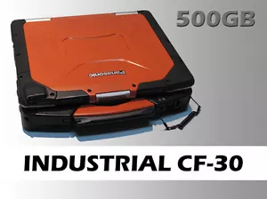 Industrial Panasonic Toughbook 30 Laptop, Windows 7, 500GB HD, 4GB RAM, Warranty - Picture 1 of 2
