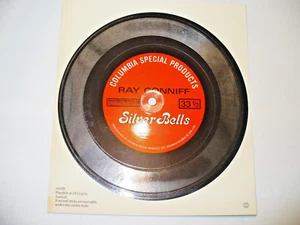 Columbia Special Products Ray Conniff Silver Bells Auravision 33 RPM Flexi-Disc - Foto 1 di 5