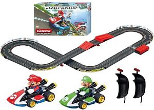 Carrera GO Wii Mario Kart Track 1:43 Scale Slot Car Race Track Game Luigi 5+ Toy