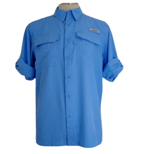 Habit Outdoor Angelhemd Herren Gr. Large hellblau langarm belüftet - Bild 1 von 18