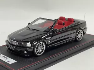 1/18 BMW M3 ( E 46 ) Convertible in Black 2004 Otto Mobile OT380 Leather AB015 - Picture 1 of 6
