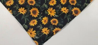 Bandana para perro, girasoles, otoño, amarillo, S, M, L Foto 1 de 3