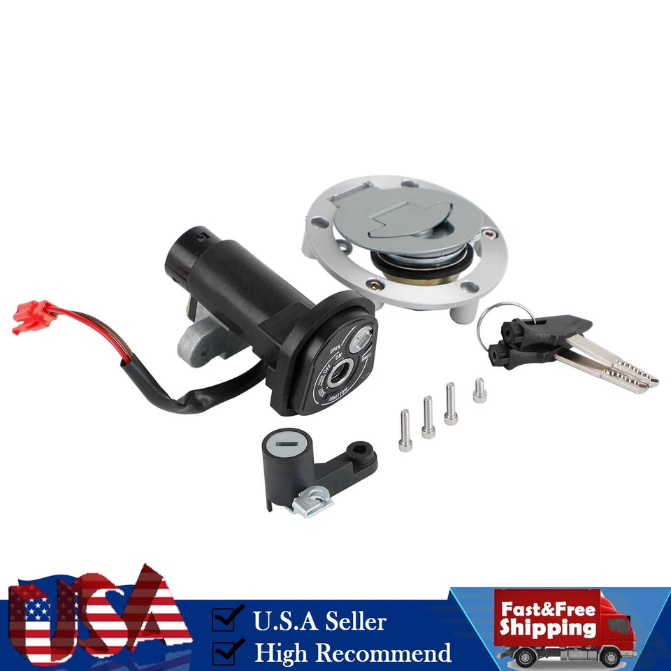 IGNITION LOCK KEY SET W/ GAS CAP & SEAT LOCK FOR YAMAHA YZF R15 / SP 2013-2018 - Image 1 of 4