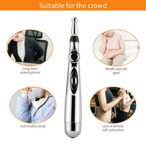 Electronic Therapy Acupuncture Zen Pen Meridian Energy Body Massager Pain Relief - Picture 1 of 11