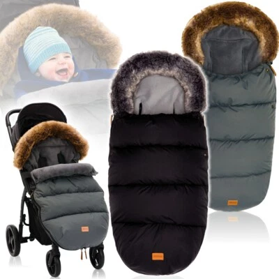 FILLIKID Fußsack Winter Coralfleece universal Kinderwagen Buggy Kinder Baby - Bild 1 von 4