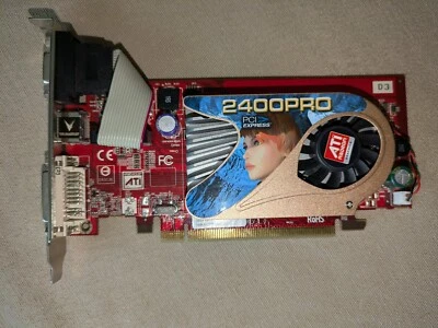 VisionTek ATI Radeon HD 2400PRO Video Card 256MB DDR2 SDRAM PCIe VT-400207 - Image 1 of 4