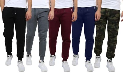 Pantalones de chándal para hombre Pantalones deportivos Terry francés Gimnasio activo Salón Dormir Ajuste ajustado NUEVO Foto 1 de 2