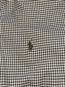 Camisa Polo Ralph Lauren Para Hombres 2XL Verde Gris Cuadros Guinga Manga Larga Abotonada - Imagen 1 de 8