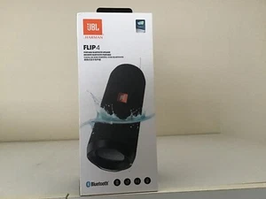 NEW JBL Flip 4 Portable Waterproof Speaker - Black. Unopened/Sealed. FREEPOST - Picture 1 of 1