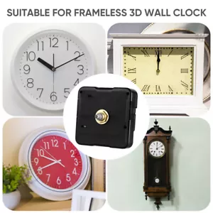 Kit de reparación de mecanismo de movimiento de reloj de pared de cuarzo silencioso hazlo tú mismo - Imagen 1 de 10