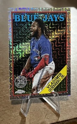 Vladimir Guerrero Jr 2023 Topps CHROME MOJO RETRO 1988 Silver Pack Insert  - Image 1 of 4