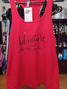 Adventure is Out There Rojo Para Mujer Corte Dragón Barco Kayak SUP Paddle - Imagen 1 de 2